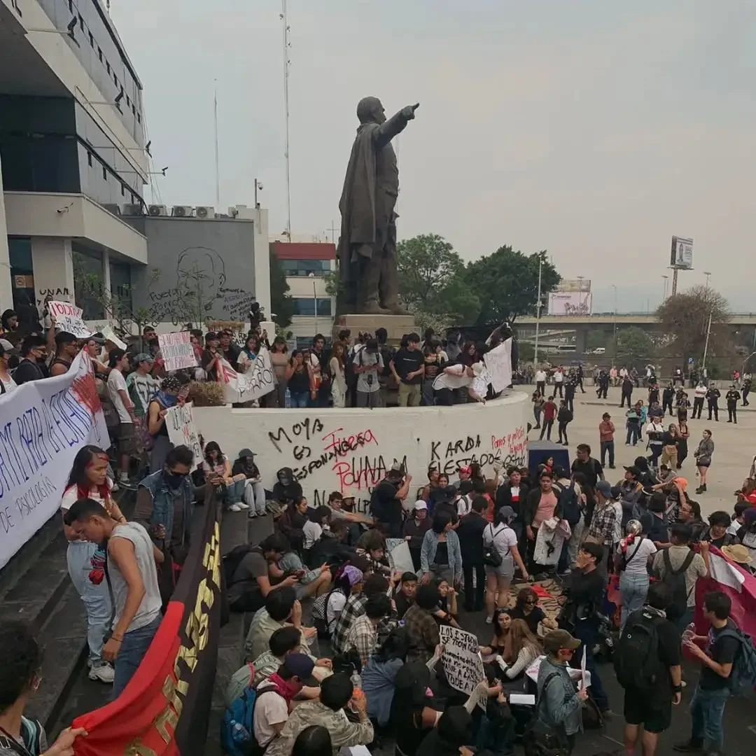 13/may/2024. Marcha tras el Ataque Porril en CCH Naucapan