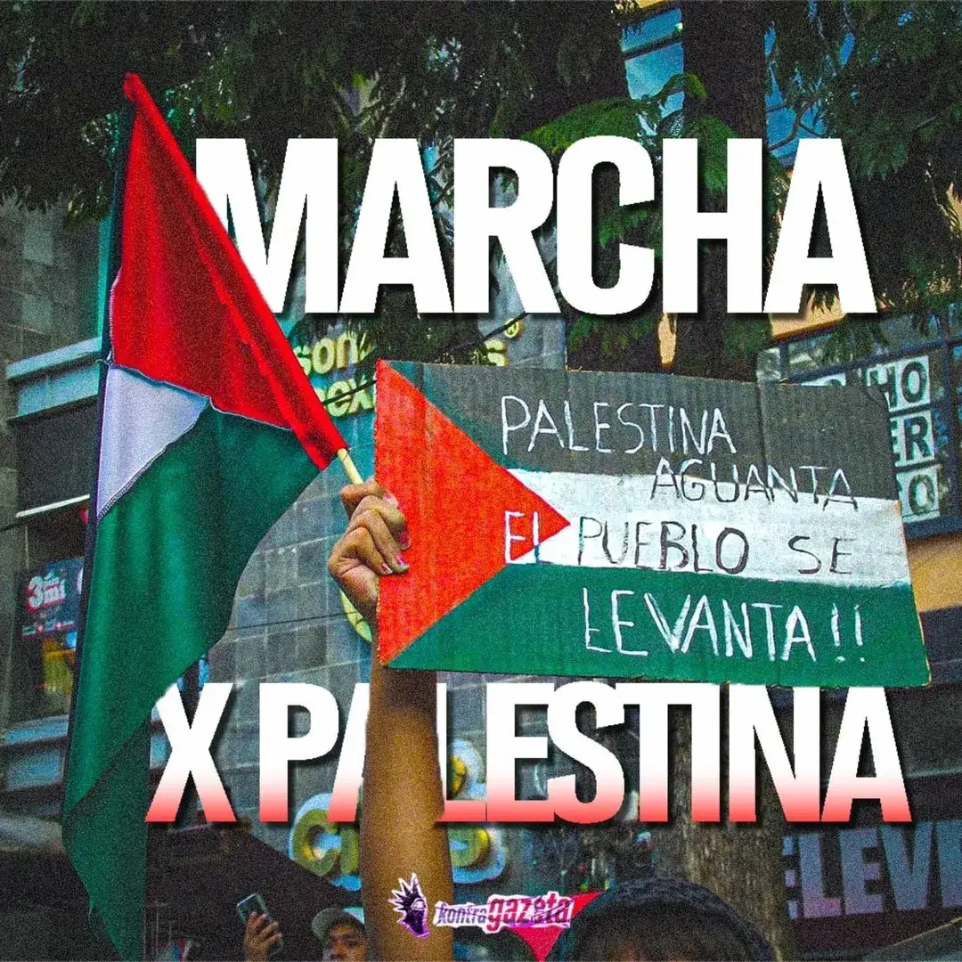 18/ago/2025. Marcha por Palestina, Alto al Fuego