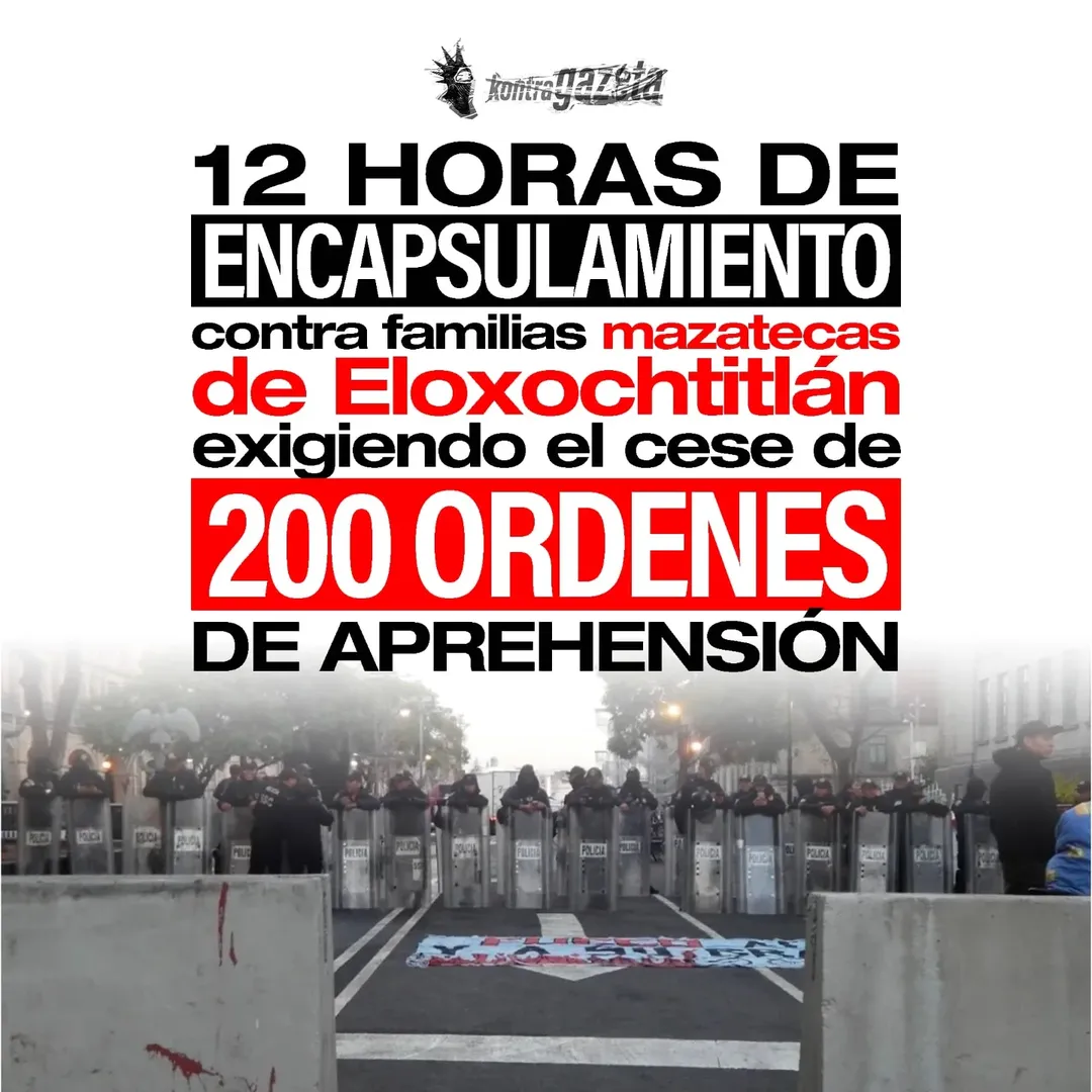 3/dic/2025. Encapsulamiento en la SCJN Contra Eloxochtitlán